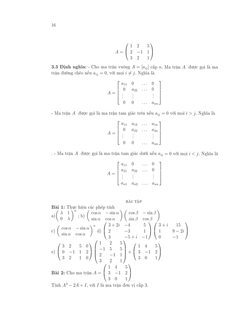 image for page Bài giảng đại số tuyến tính