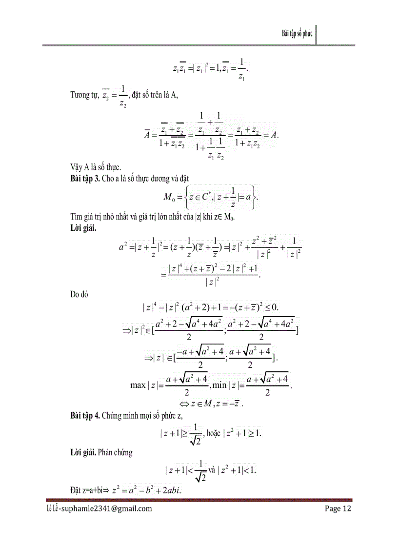 image for page Bài tập số phức