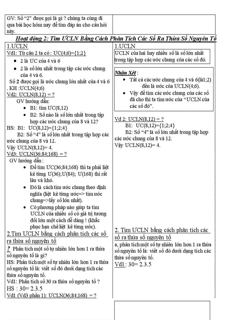 image for page Bai thuyet trinh ly thuyet so ve Thuat toan Oclit 1