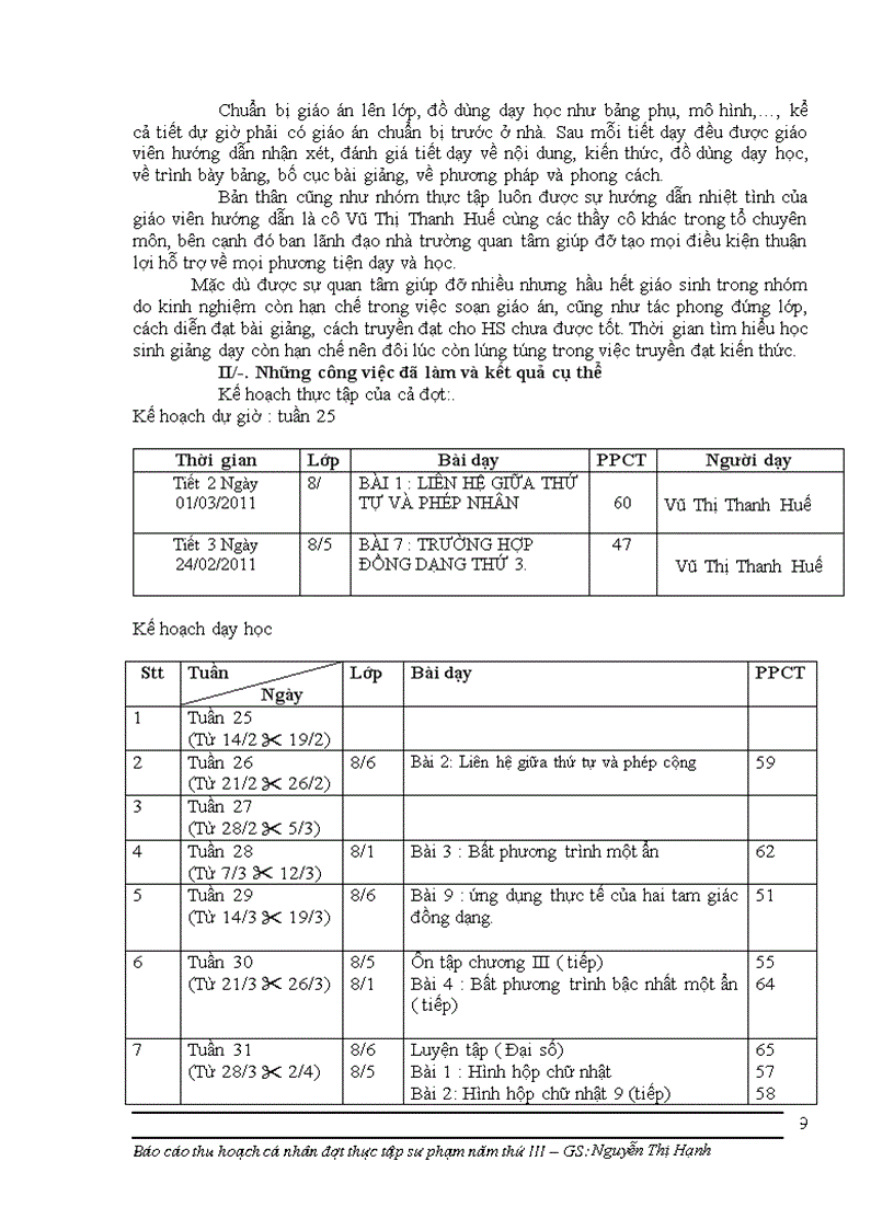 image for page Bao cao thuc tap su pham 1