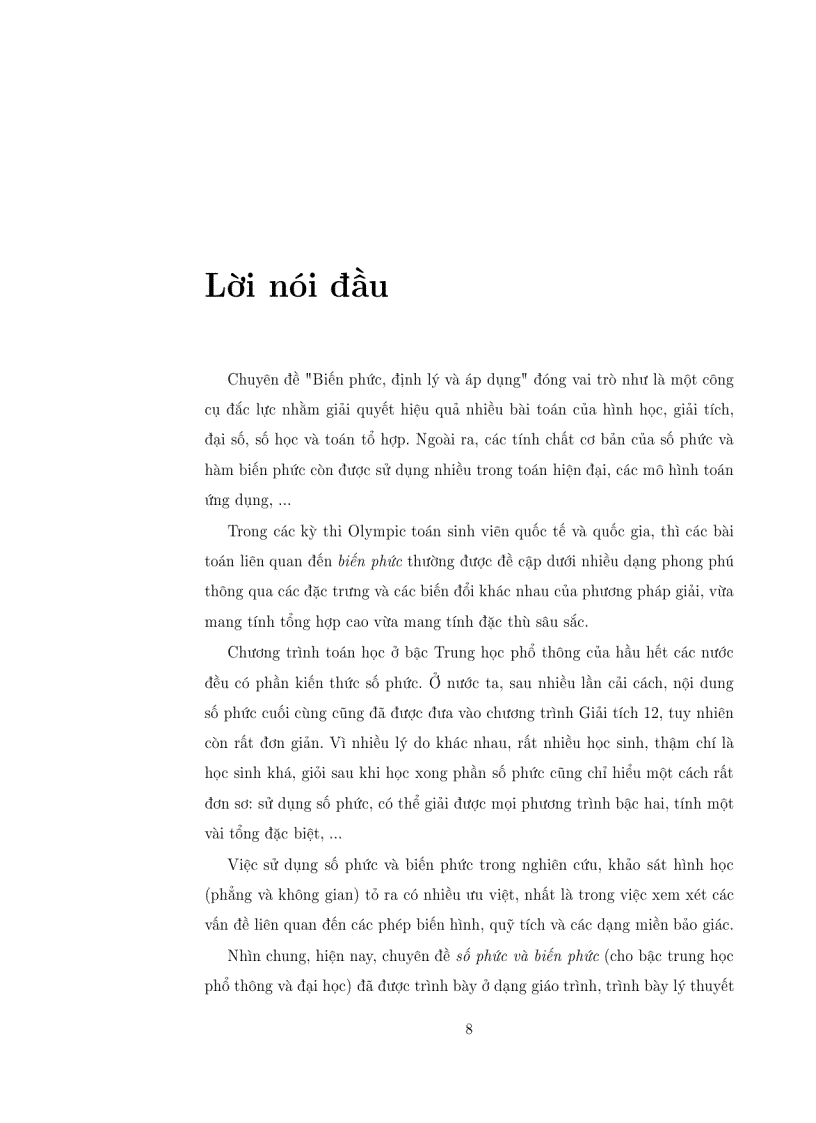 image for page Biến phức Áp dụng
