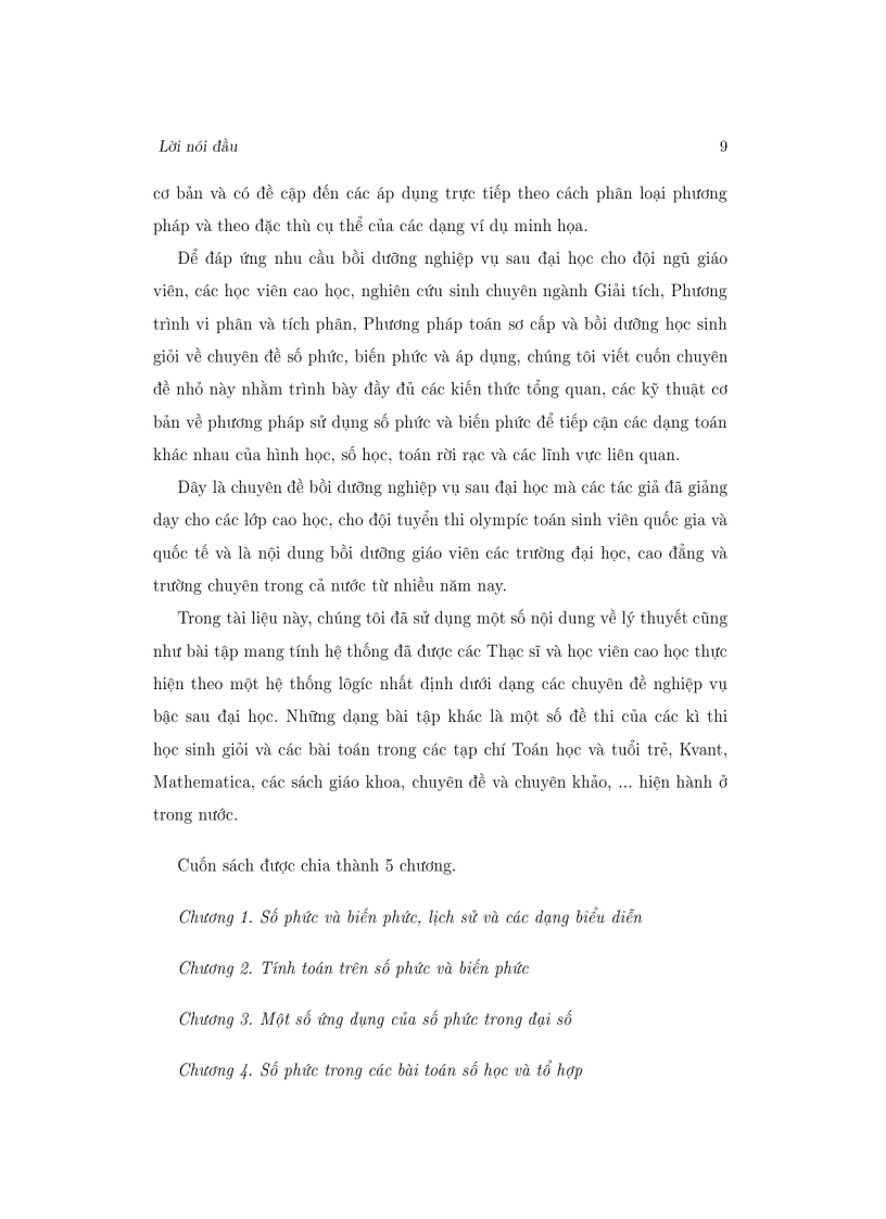 image for page Biến phức Áp dụng