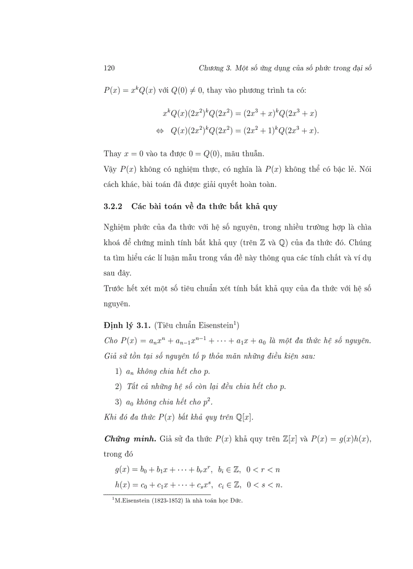 image for page Biến số phức Áp dụng trong đại số