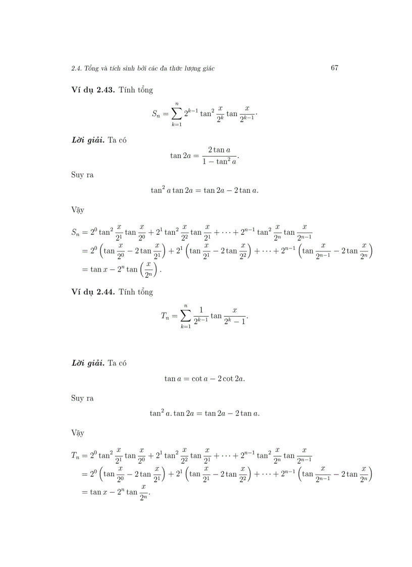 image for page Biến số phức Áp dụng trong lượng giác