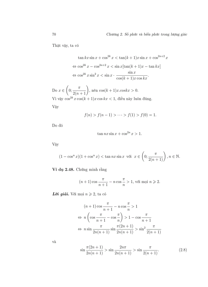 image for page Biến số phức Áp dụng trong lượng giác