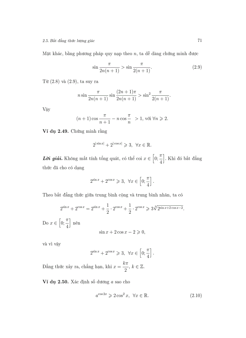 image for page Biến số phức Áp dụng trong lượng giác