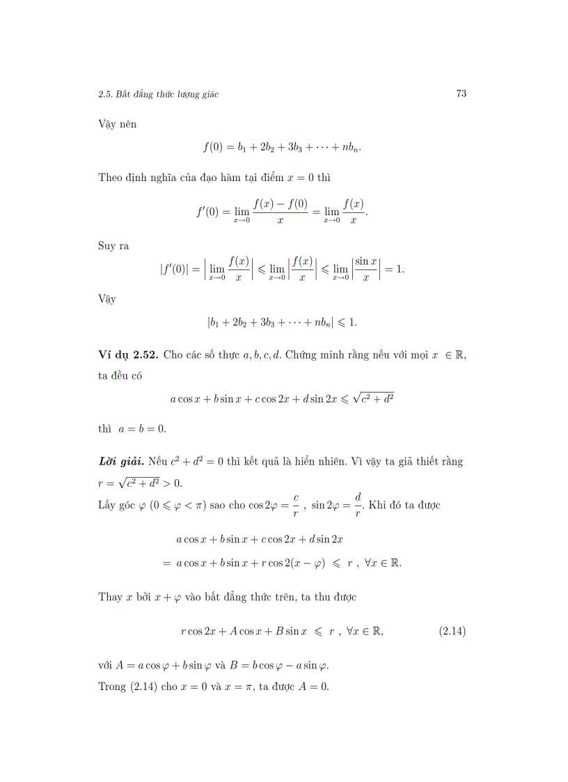 image for page Biến số phức Áp dụng trong lượng giác