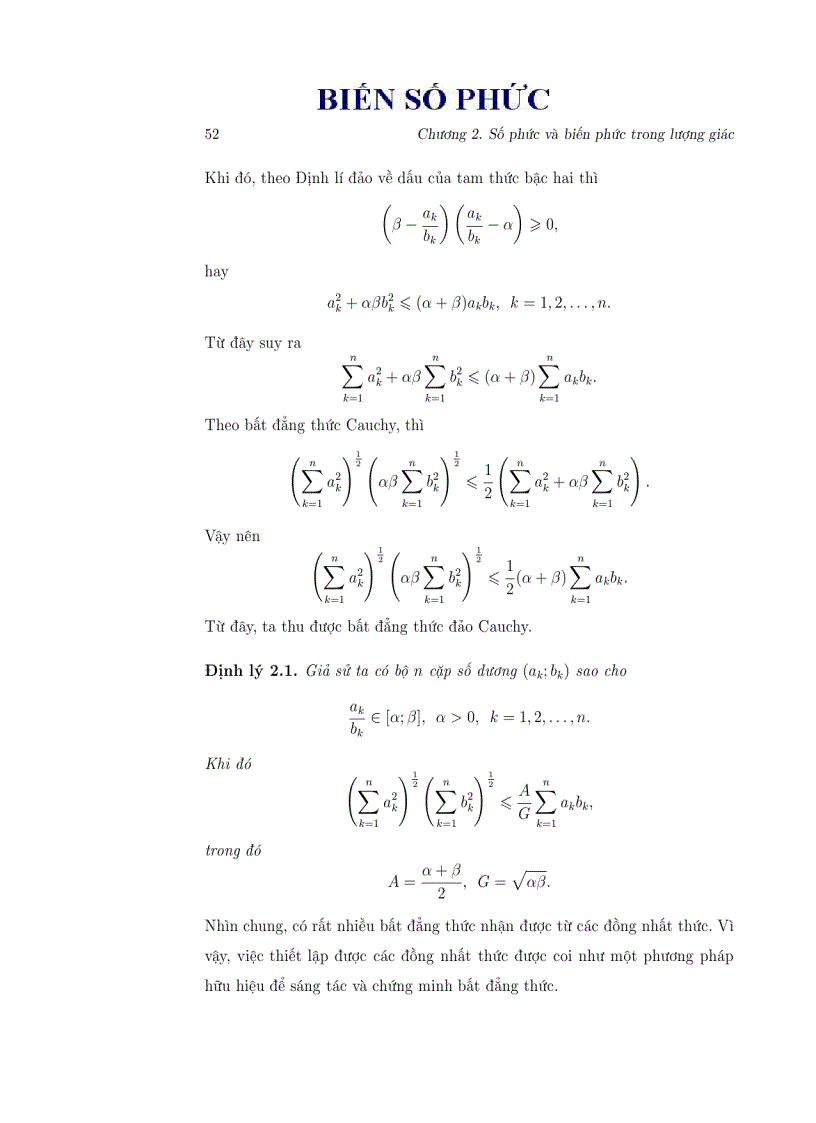 image for page Biến số phức Áp dụng trong lượng giác 1