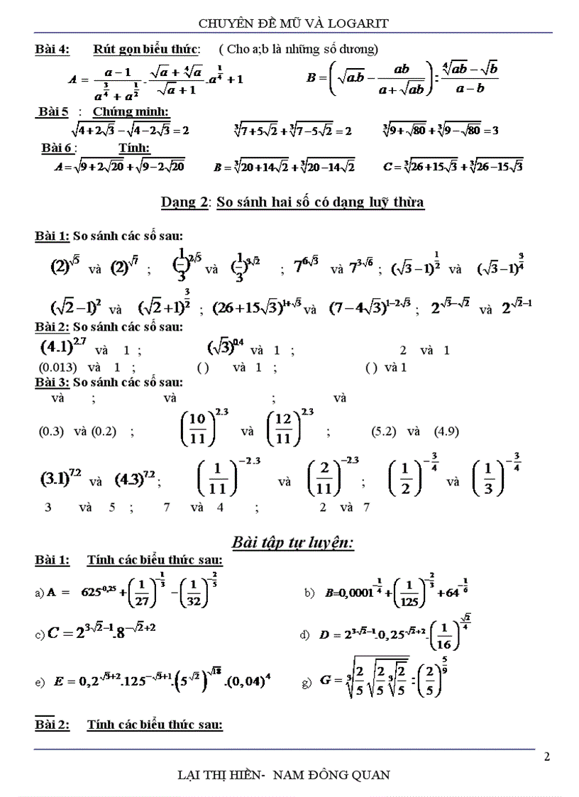 image for page Bpt mu và logarit