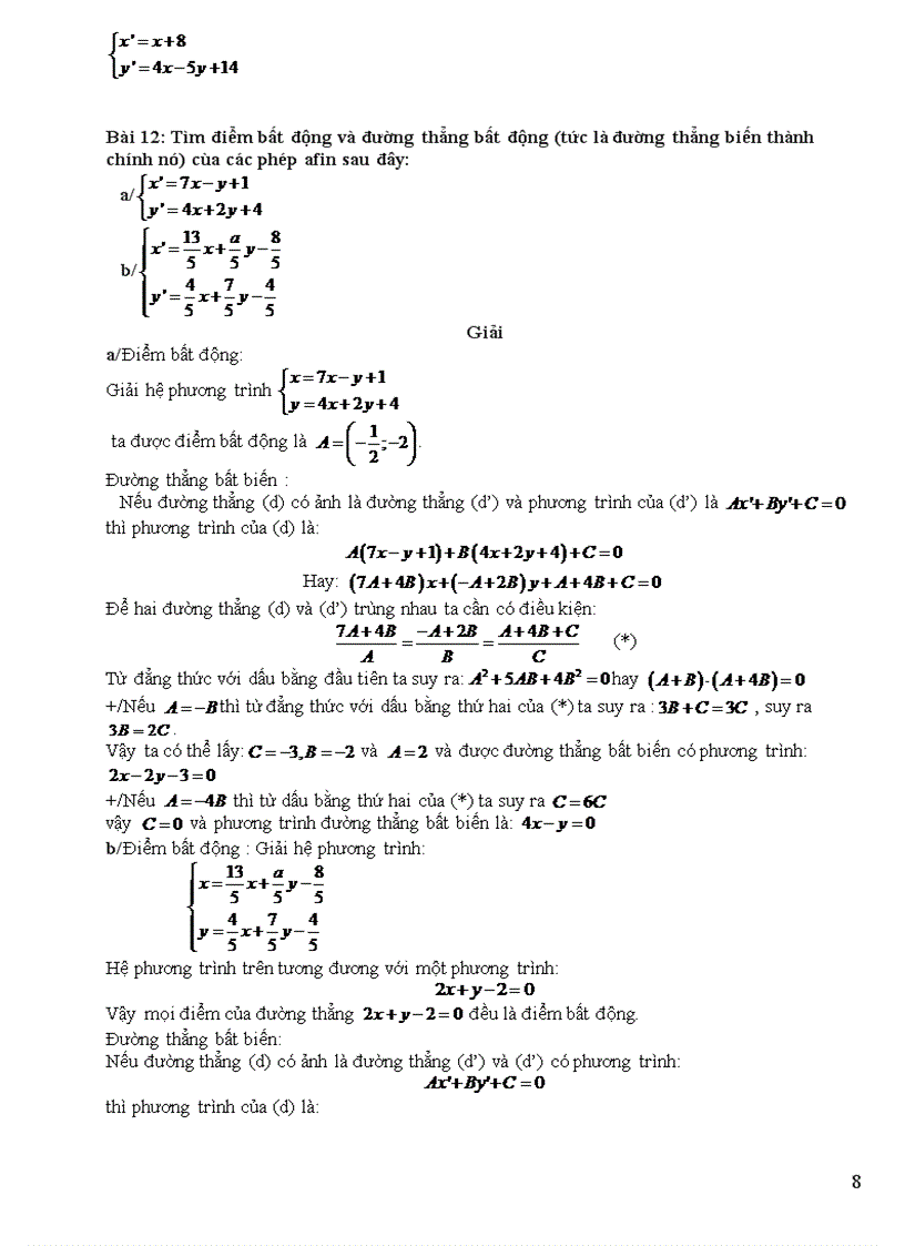 image for page BT hình học Afin 1