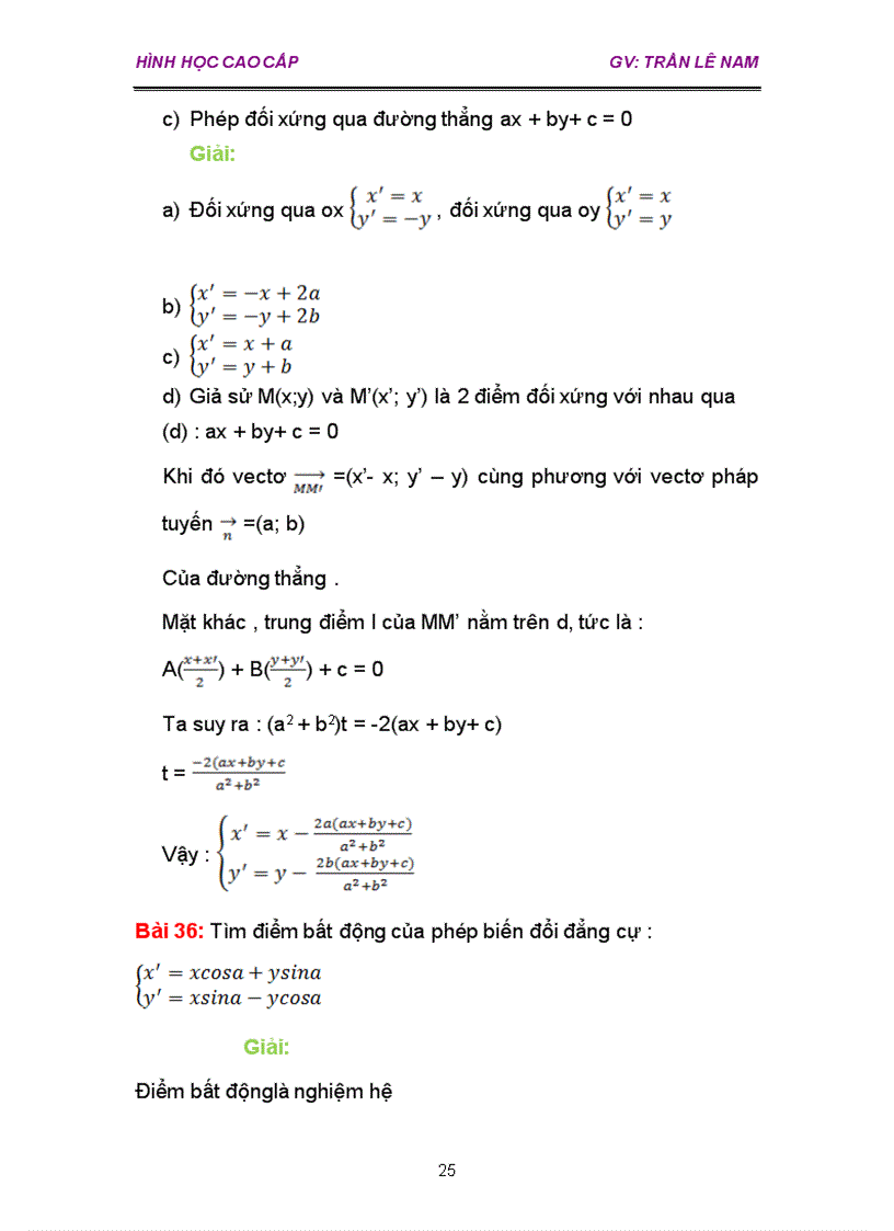 image for page BT hình học cao cap 1