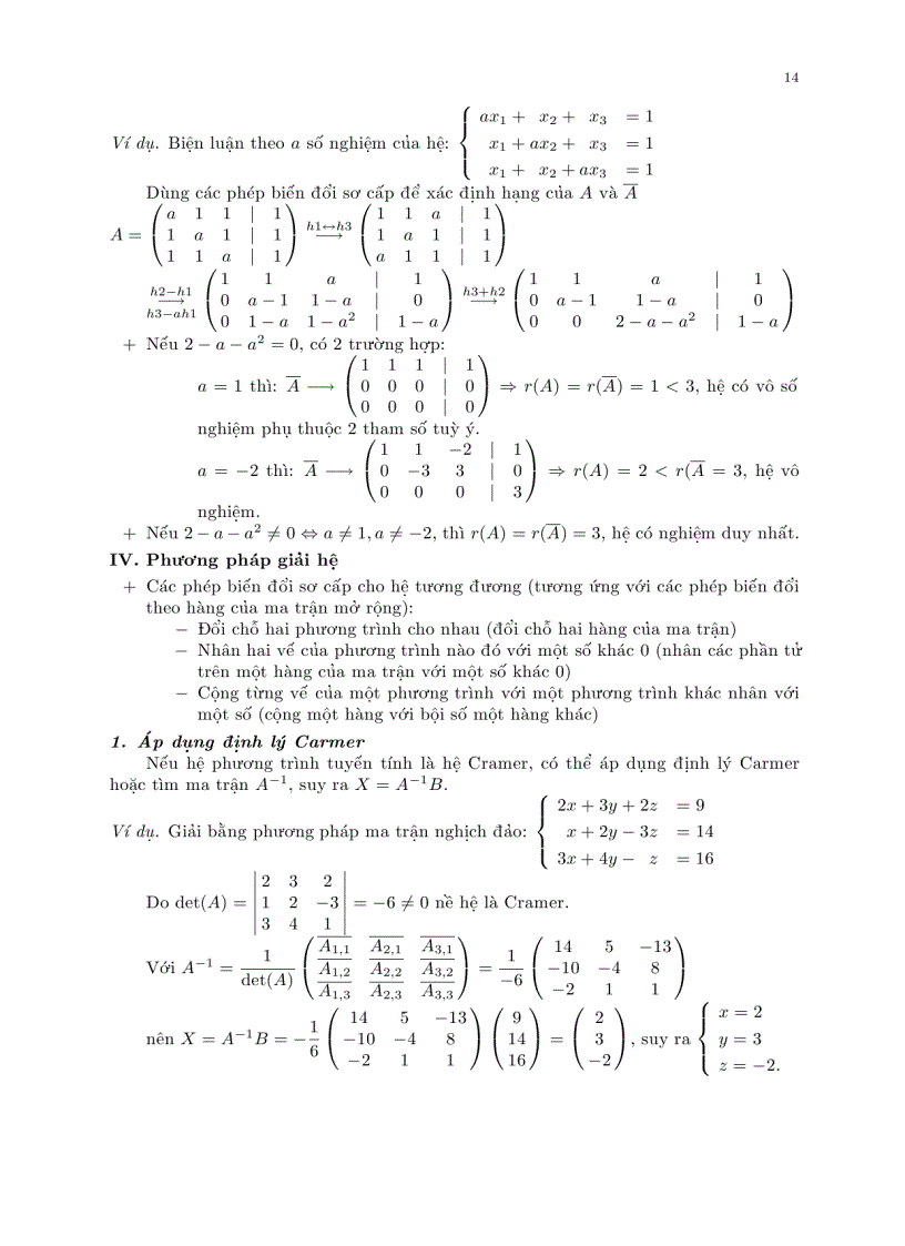 image for page Bài giảng đại số tuyến tính và giải tích 1