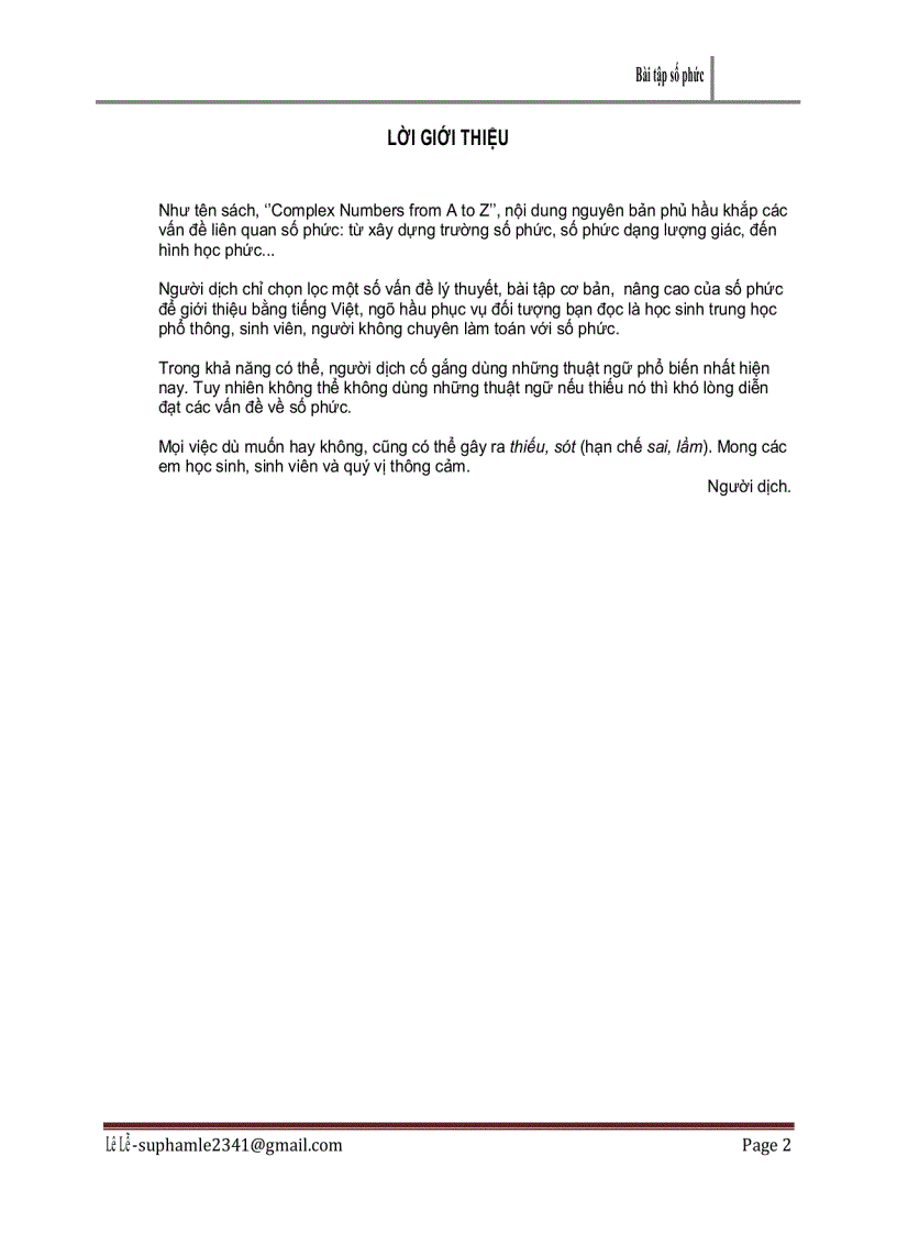 image for page Bài tập số phức 1