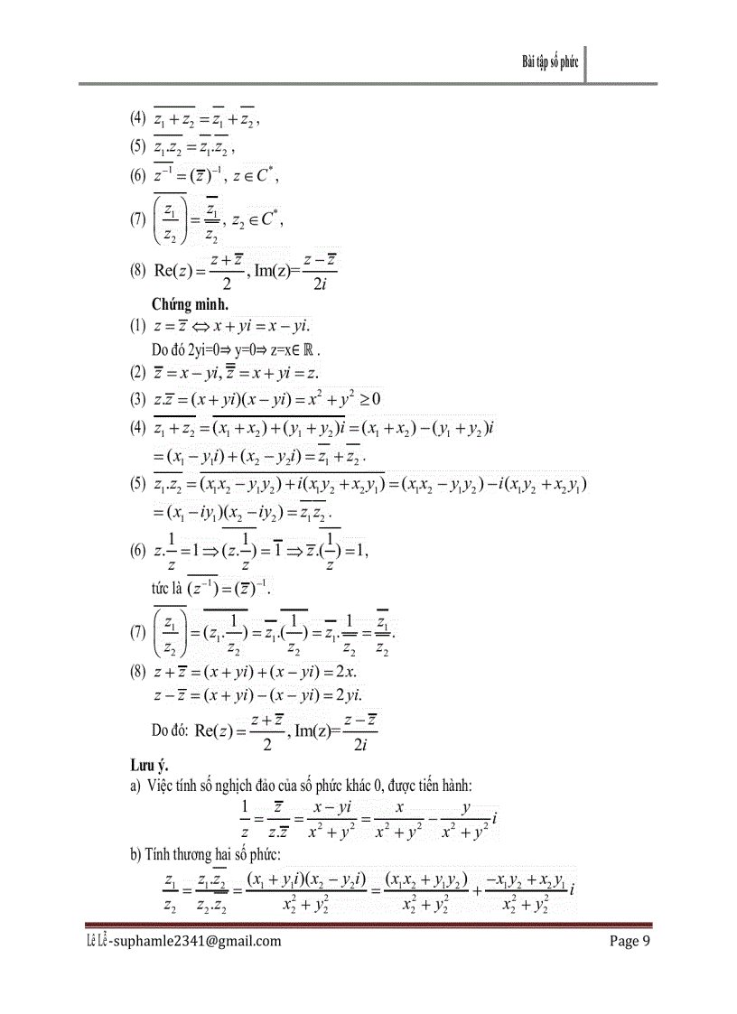 image for page Bài tập số phức 1