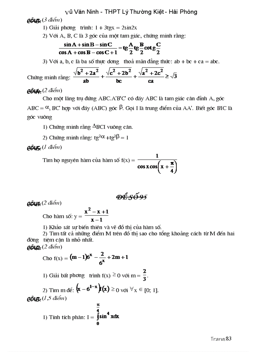 image for page Các dạng đề và bài tập ôn thi cao hoc