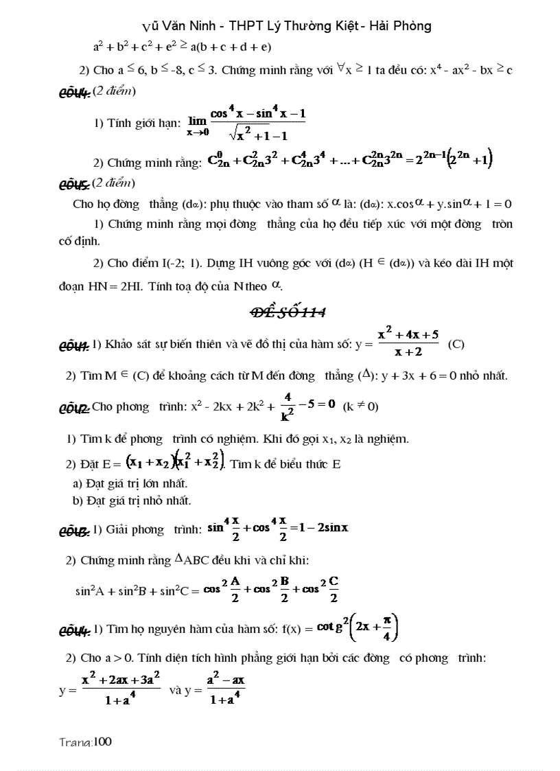 image for page Các dạng đề và bài tập ôn thi cao hoc