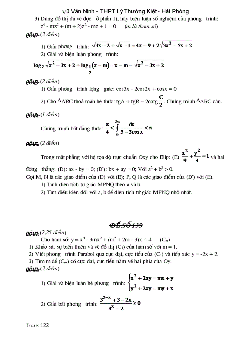 image for page Các dạng đề và bài tập ôn thi cao hoc