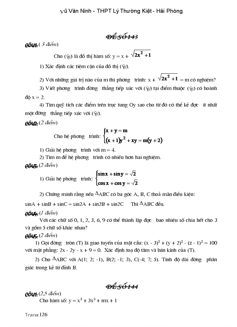 image for page Các dạng đề và bài tập ôn thi cao hoc