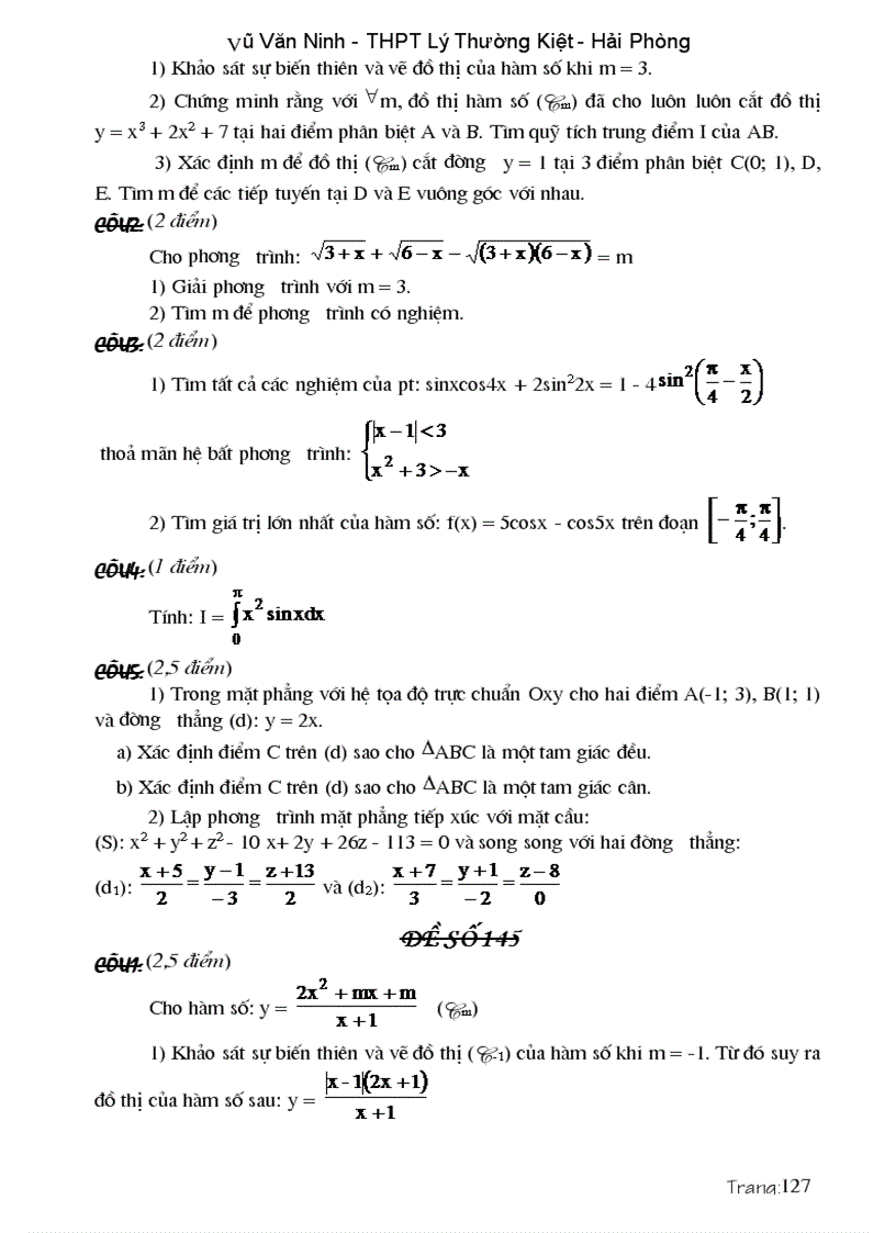 image for page Các dạng đề và bài tập ôn thi cao hoc