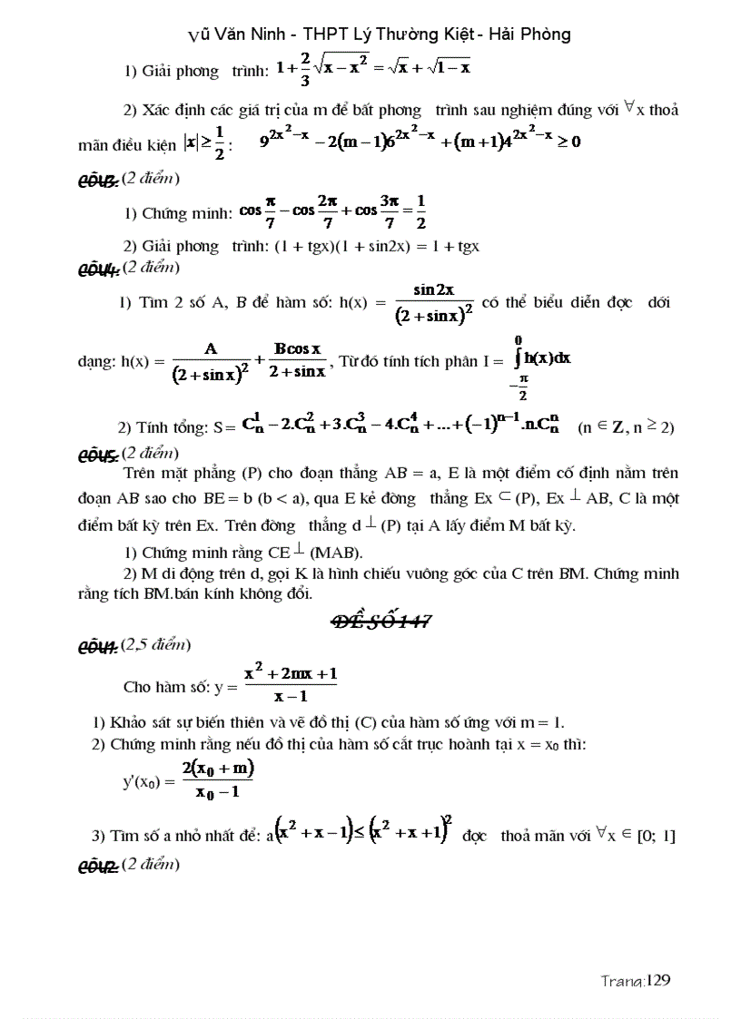 image for page Các dạng đề và bài tập ôn thi cao hoc