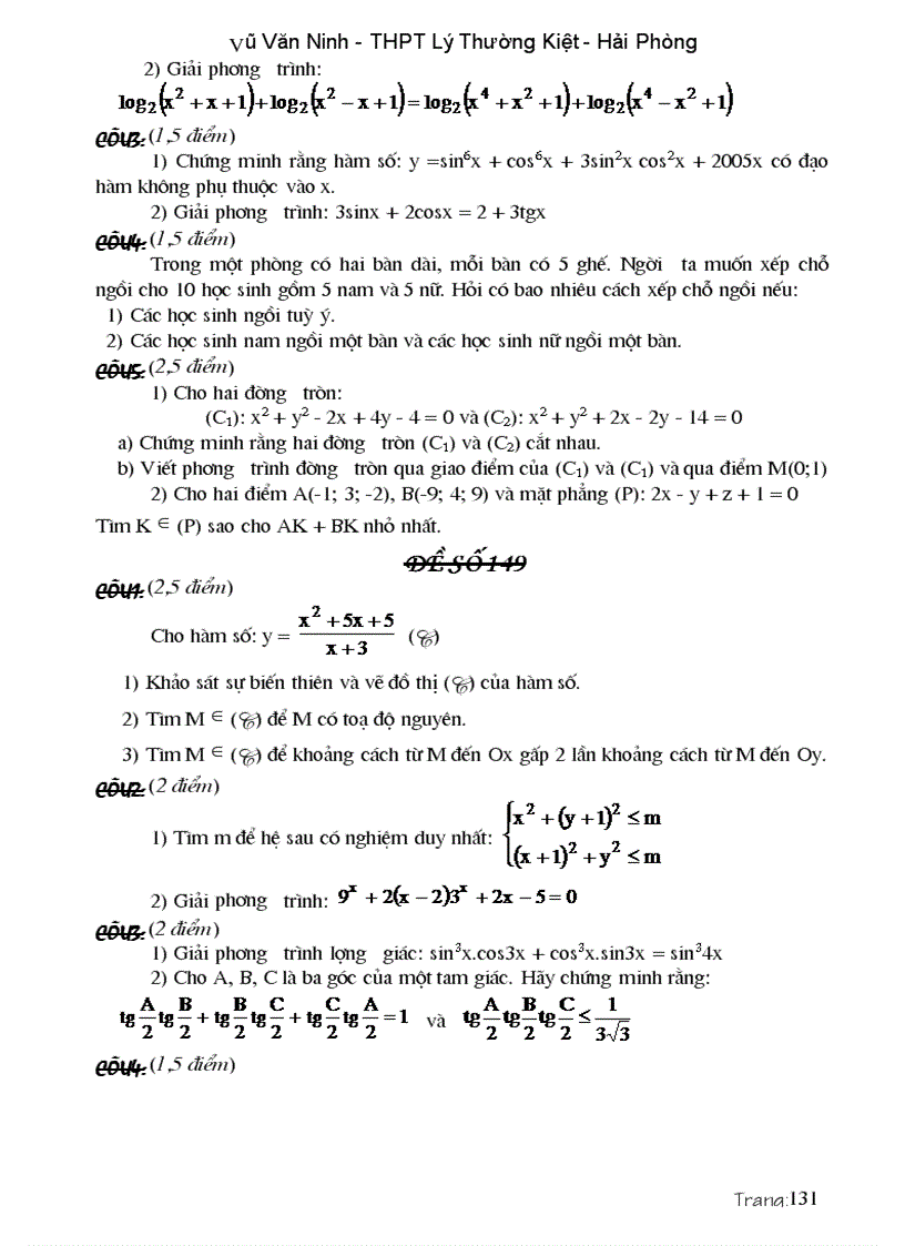 image for page Các dạng đề và bài tập ôn thi cao hoc