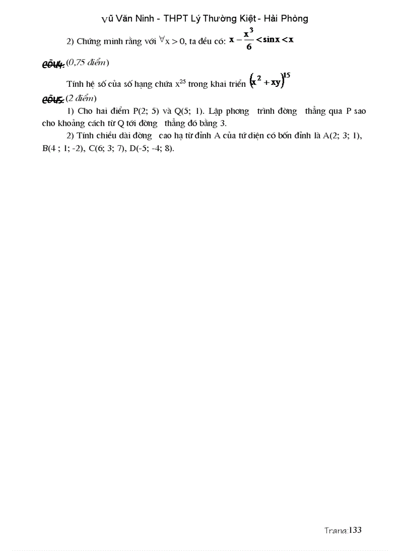 image for page Các dạng đề và bài tập ôn thi cao hoc