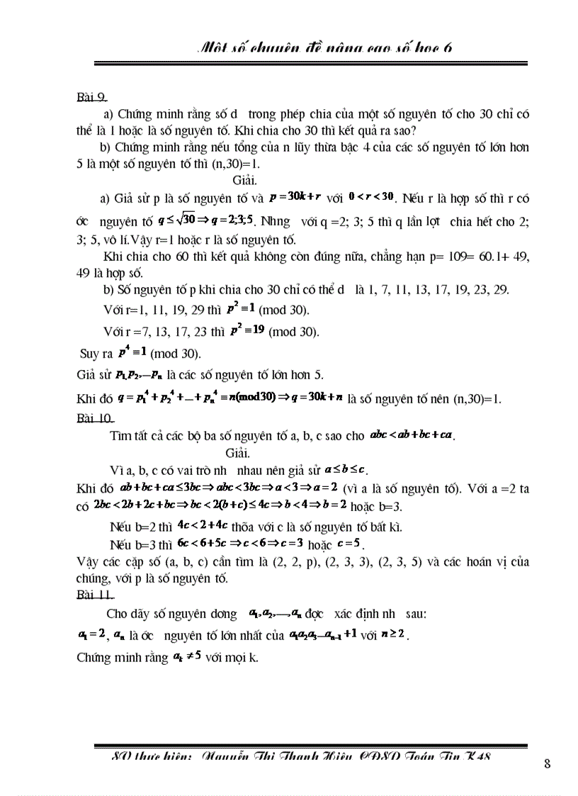 image for page Chuyên đề BDHSG Số học 6 1