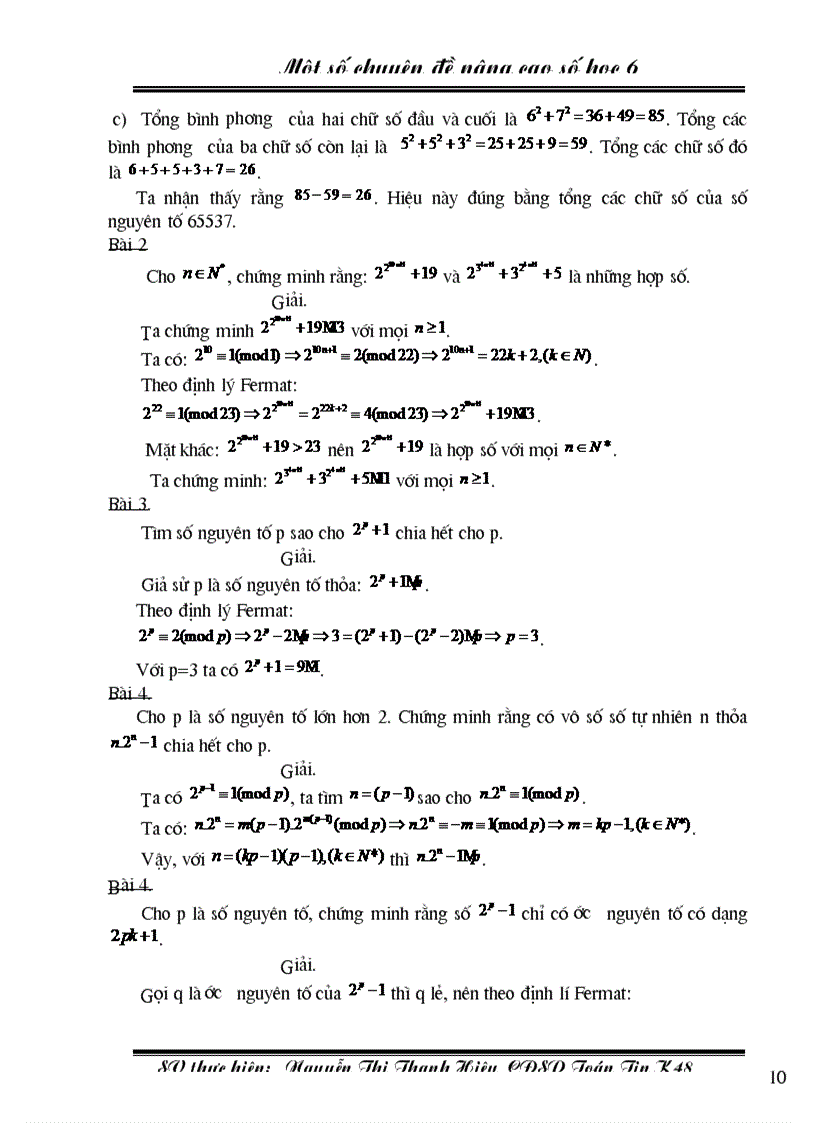 image for page Chuyên đề BDHSG Số học 6 1