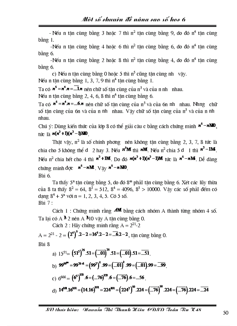image for page Chuyên đề BDHSG Số học 6 1