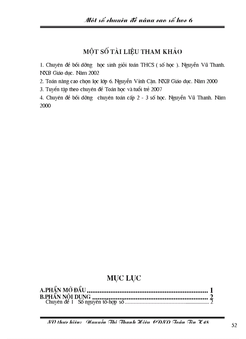 image for page Chuyên đề BDHSG Số học 6 1