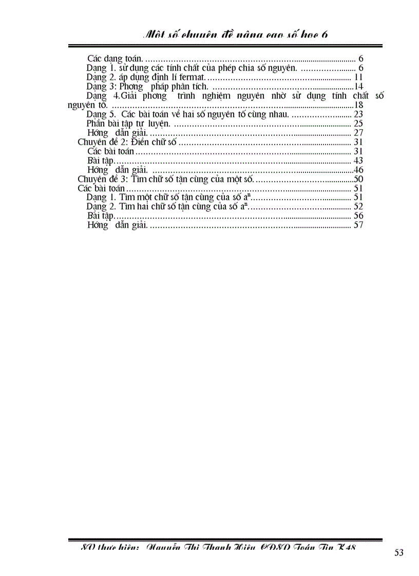 image for page Chuyên đề BDHSG Số học 6 1