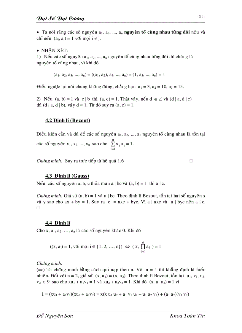 image for page Giáo trình đại số đại cương