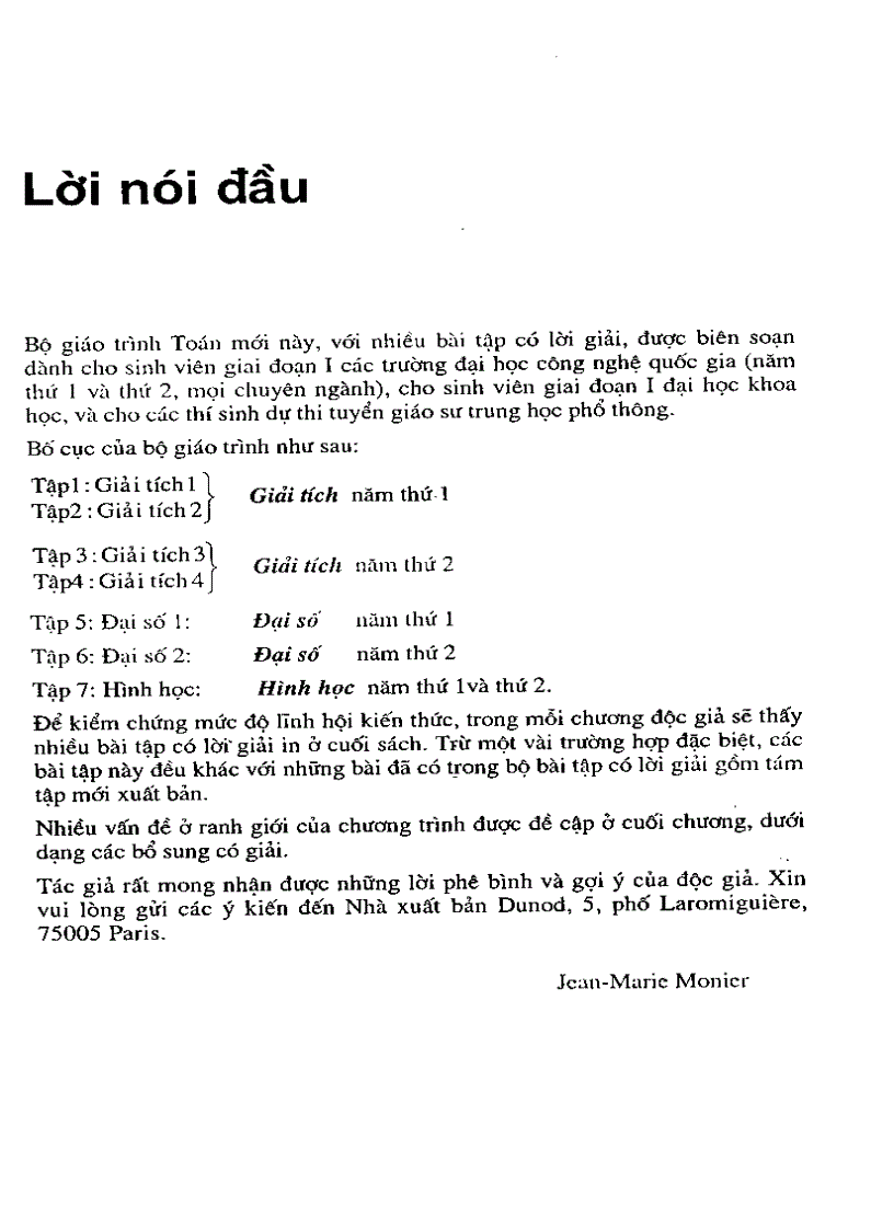 image for page Giáo trình giải tích 1