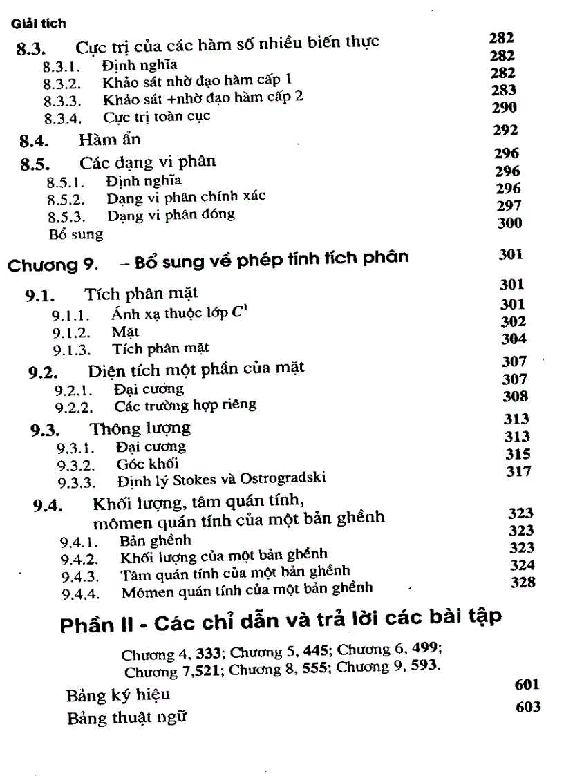image for page Giáo trình giải tích 4