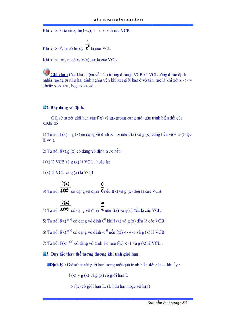 image for page Giáo trình toán cao cấp A1