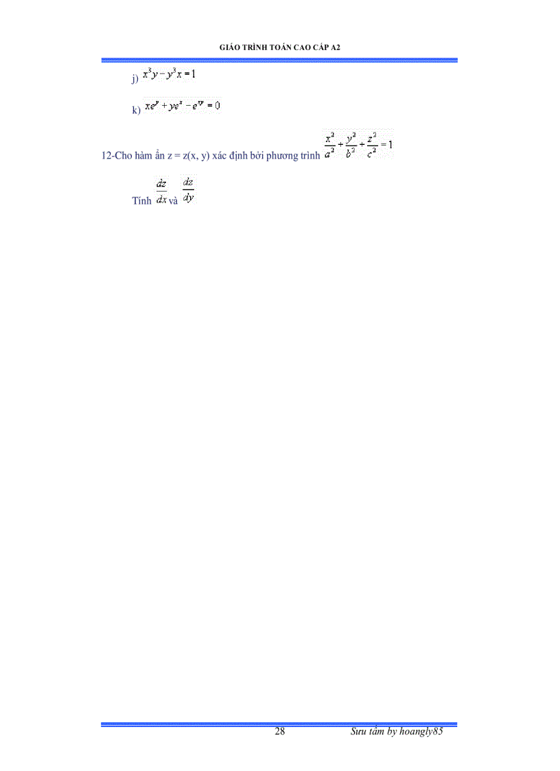 image for page Giáo trình toán cao cấp A2