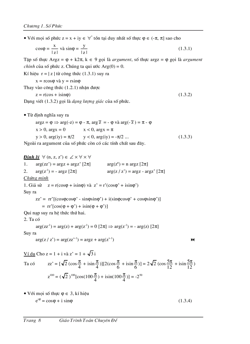 image for page Giáo trình toán chuyên đề