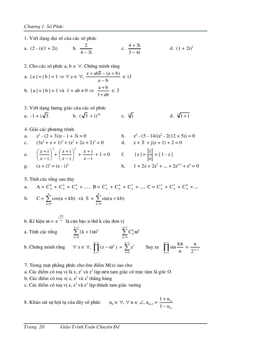 image for page Giáo trình toán chuyên đề