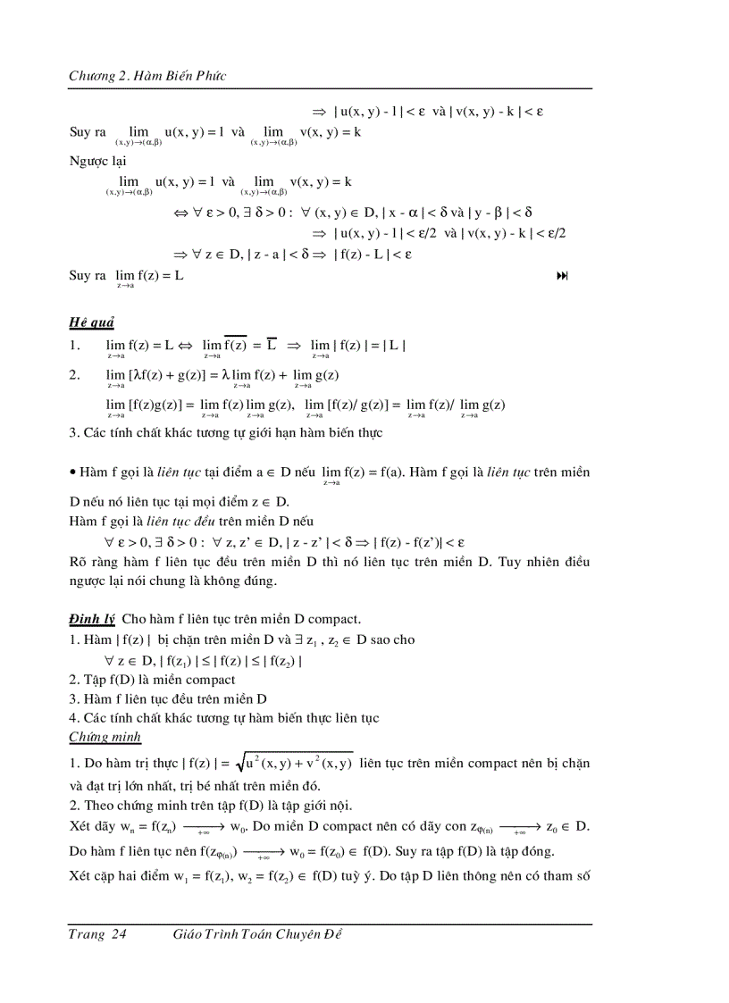 image for page Giáo trình toán chuyên đề