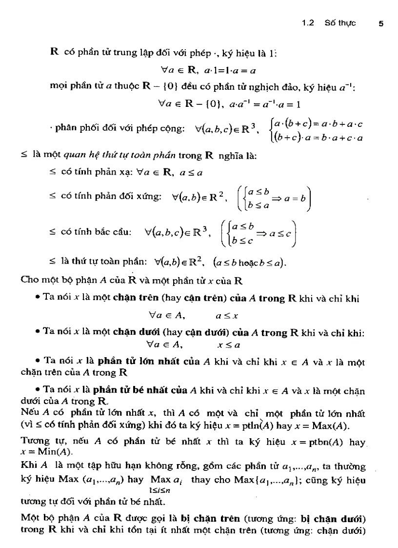 image for page Giáo trình giải tích 1 1