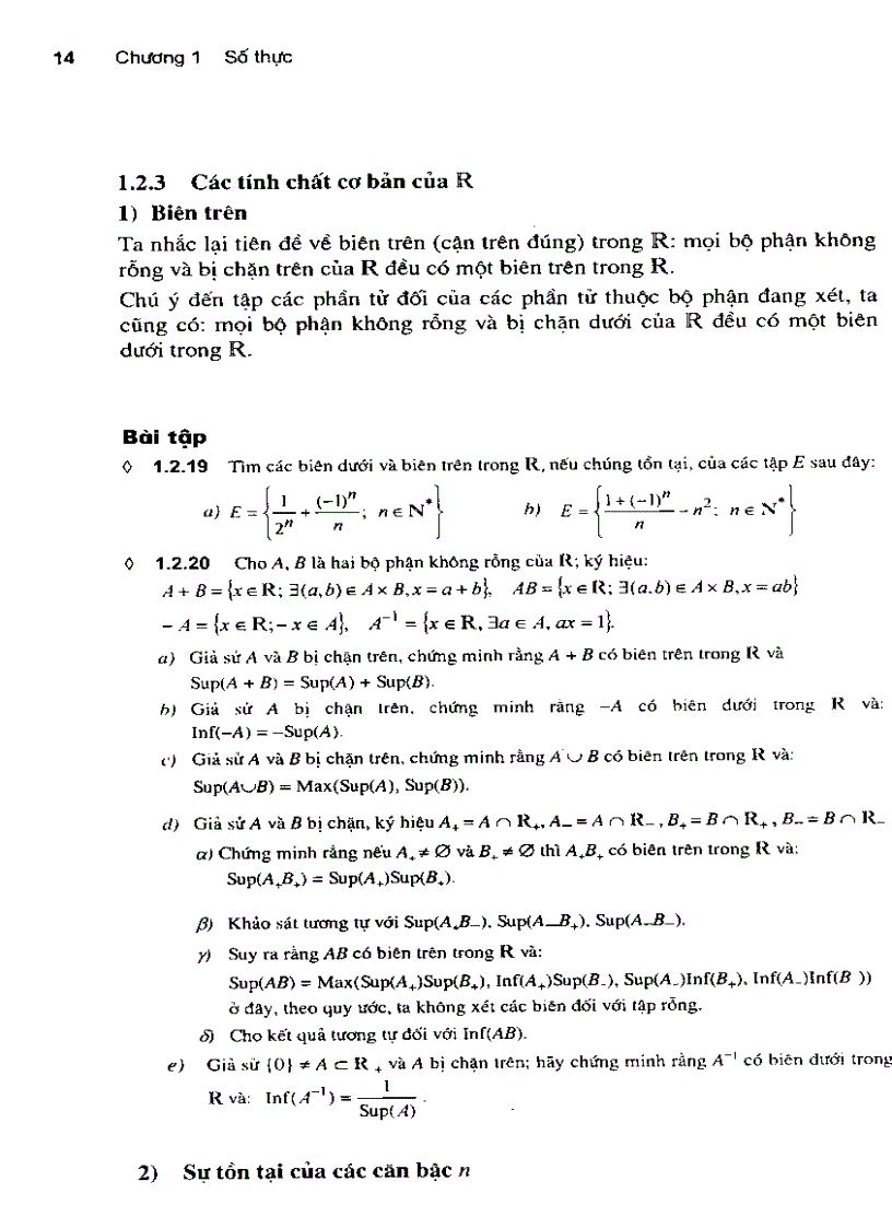 image for page Giáo trình giải tích 1 1