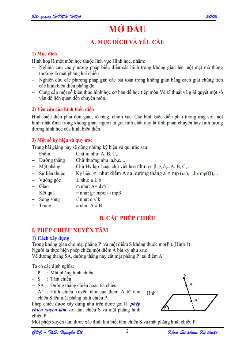 image for page Giáo trình hình học 1