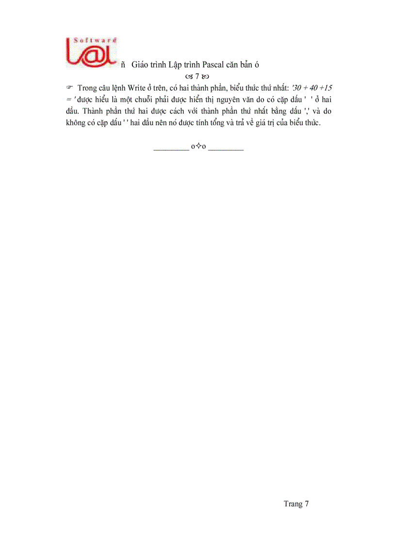 image for page Giáo trình Pascal căn bản 1