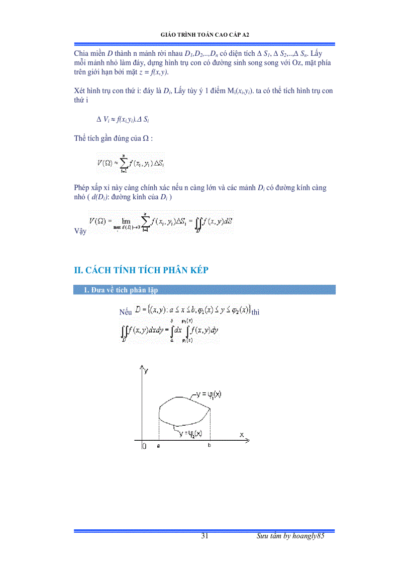 image for page Giáo trình toán cao cấp A2 1