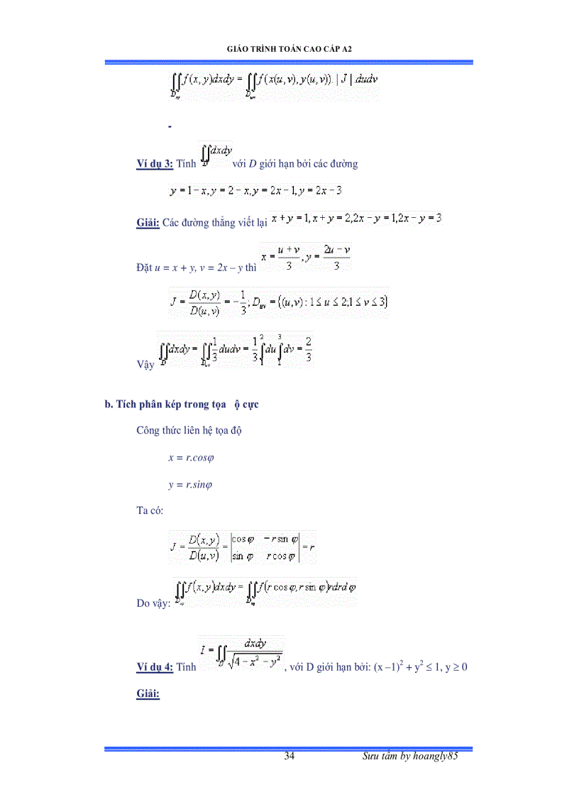 image for page Giáo trình toán cao cấp A2 1
