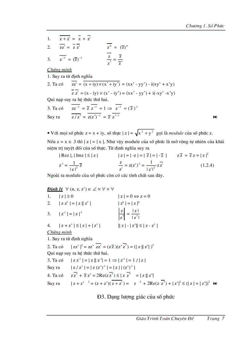 image for page Giáo trình toán chuyên đề 1