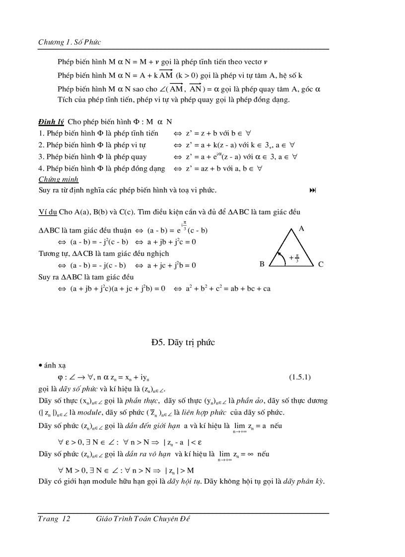 image for page Giáo trình toán chuyên đề 1