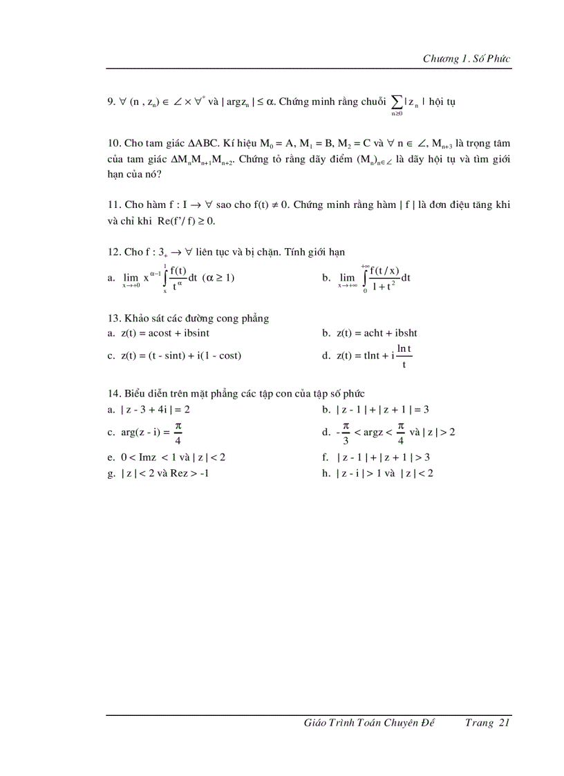 image for page Giáo trình toán chuyên đề 1
