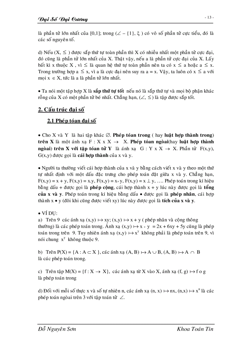 image for page Giáo trình đại số đại cương full 1