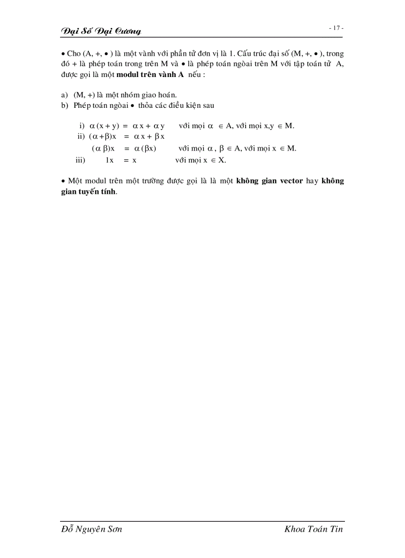 image for page Giáo trình đại số đại cương full 1